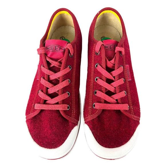 NWOT Keen Elsa Lite Red Felt Vapor Sneakers Size 8 - Picture 2 of 9